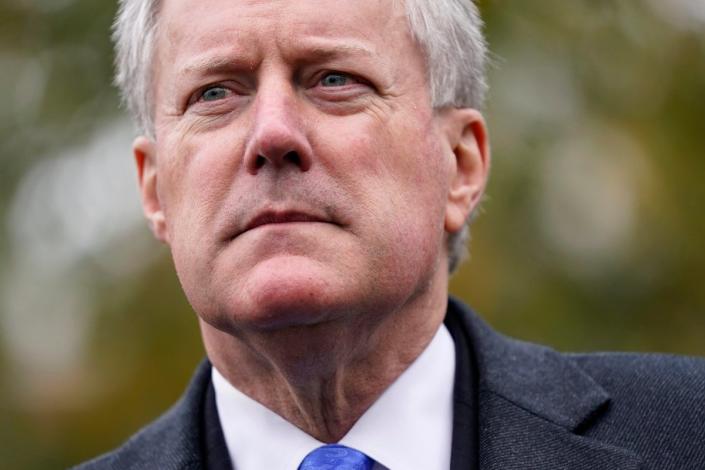 Trump&#x002019;s former chief of staff Mark Meadows (Copyright 2020 The Associated Press. All rights reserved.)