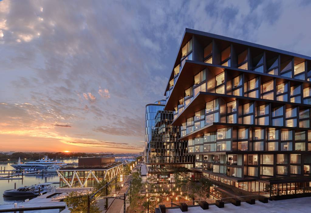 The Pendry hotel is situated in the heart of the Wharf.