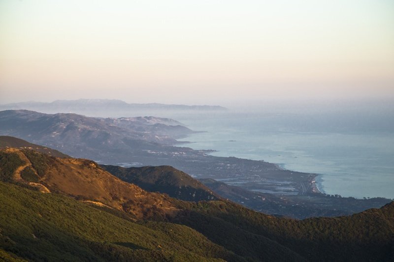 East Camino Cielo Drive View