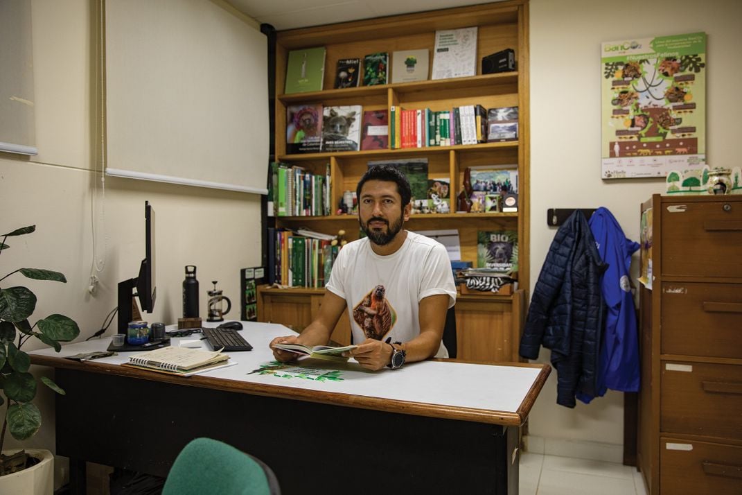 David Echeverri López, who oversees the hippo sterilization program for Cornare, the agency leading the effort.