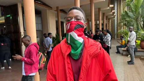 Meshack Mwendwa, young protester