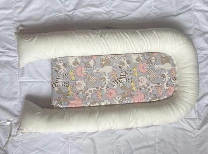 Recalled Mamibaby Baby Lounger in Sheep Monkey print