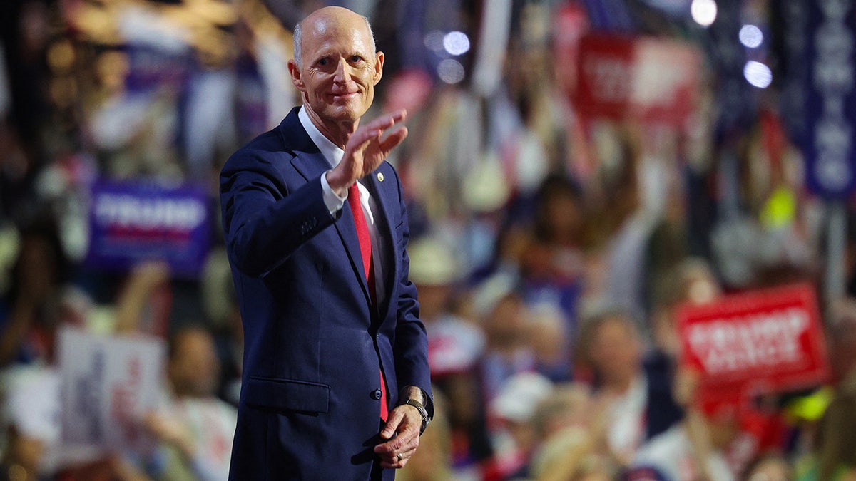 Rick Scott speaks on Day 2 of the Republican National Convention