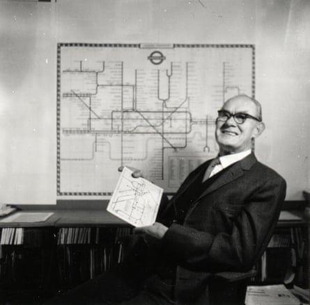 Harry Beck, 1903-1974, with his iconic map.