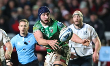 George Martin up against Saracens in January.