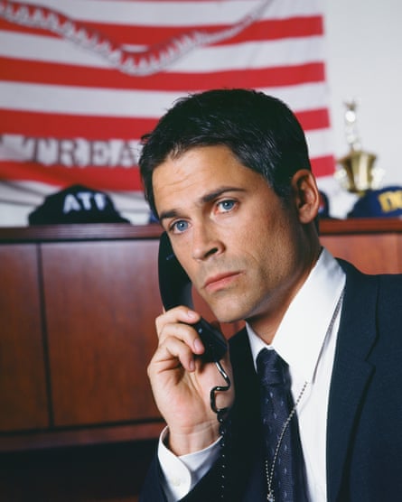 Rob Lowe as Sam Seaborn in season one, 1999.