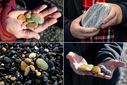 Finds from Gemstone Beach.