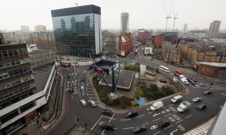 Danger hotspot … the ‘Silicon Roundabout’ in 2011.