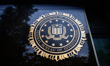 Federal Bureau of Investigation seal in Washington DC