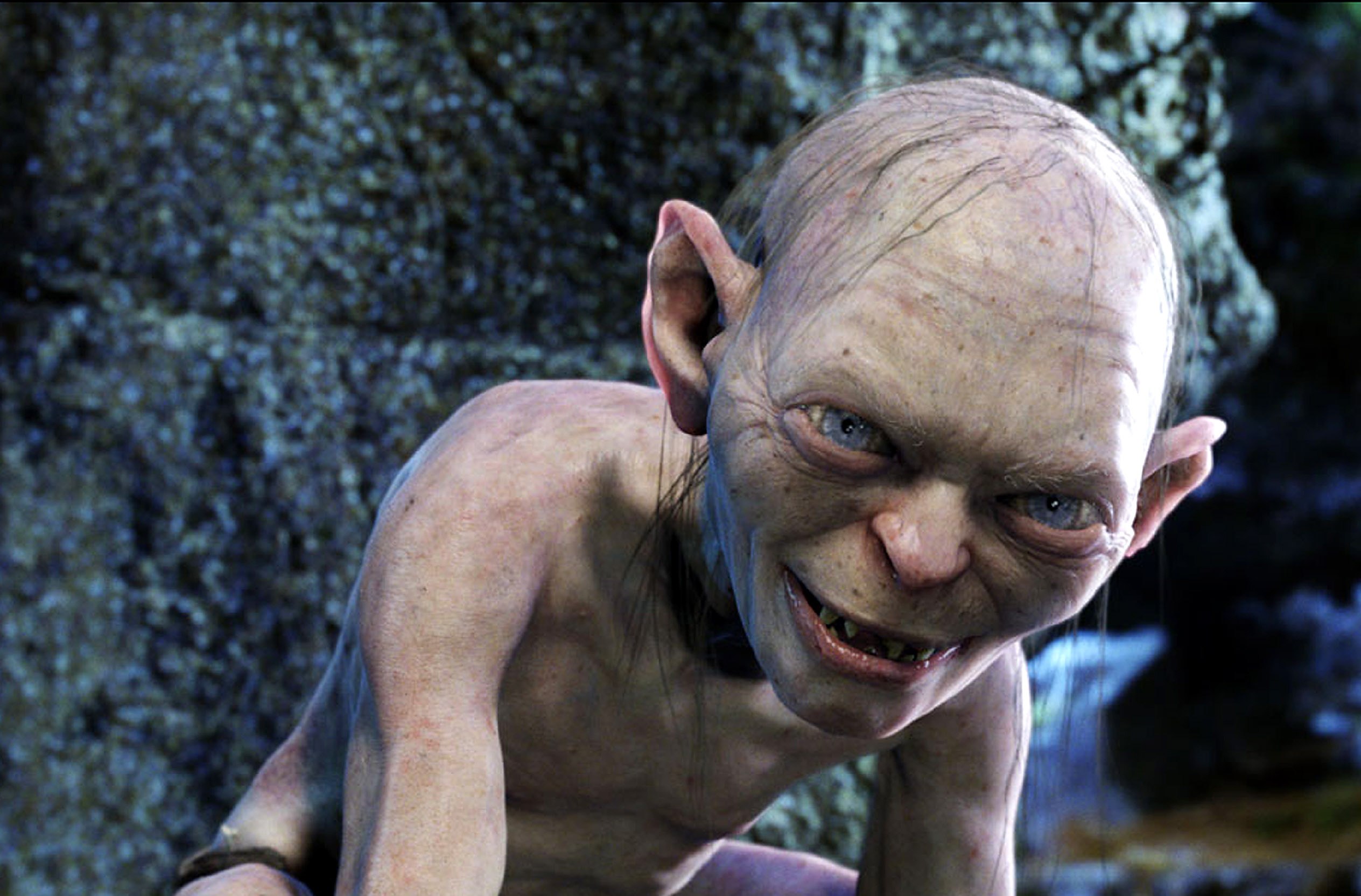 Andy Serkis as Gollum in "The Return of the King"