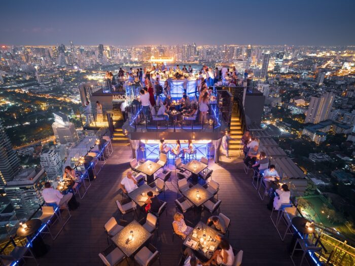 Moon Bar - Rooftop Bar in Bangkok photo by Banyan Tree