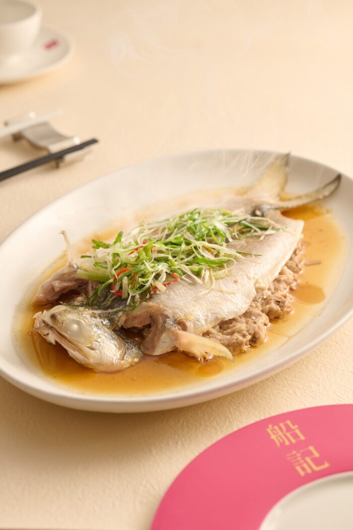 Conjuring sentimental memories of family time at home, the satisfying Steamed Pork Patty with Fresh Threadfin (HK$268) sees the unassuming local fish – whose rich fat and plump, flaky meat bring pleasure to the palate – paired with juicy pork meat in freshly made patties.