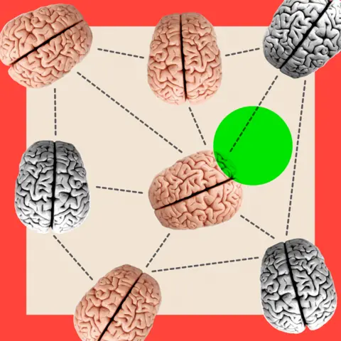 BBC Montage of interconnected brains