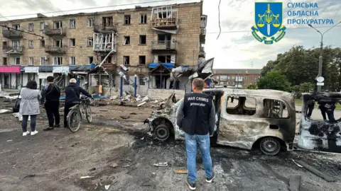 Sumy prosecutor's office Russia attacked the northern Ukrainian town of Konotop on Thursday, wounding 14 people