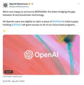 OpenAI X account hack