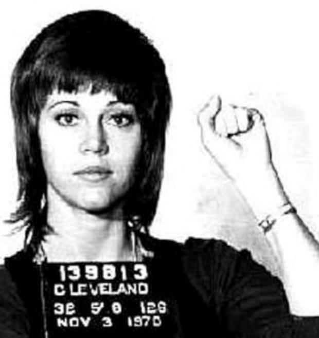 Jane Fonda Mugshot from 1970 