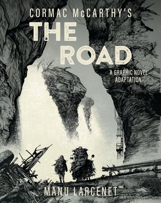 Manu Larcenet's cover for his graphic novel adaptation of Cormac McCarthy's The Road.