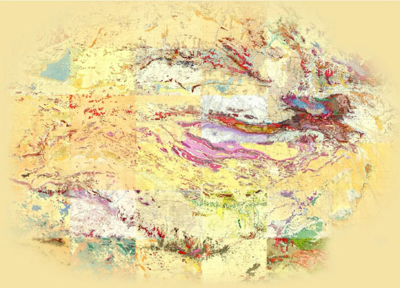 A surface geology map of the proposed MAPCIS crater. Image credit: Daniel Connelly.