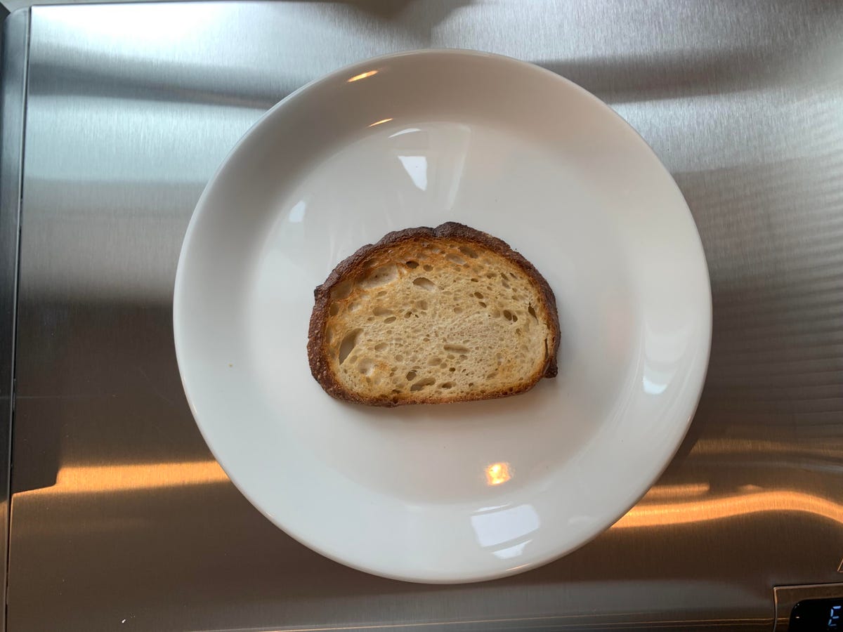 Small slice of toast