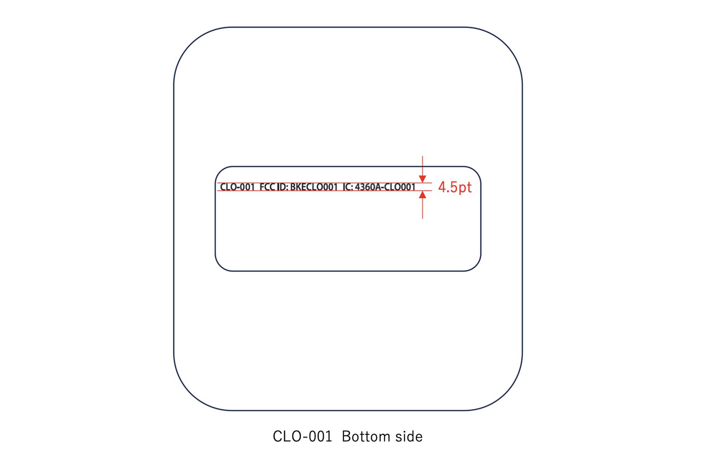 A simple device diagram taken from Nintendo’s CLO-00 FCC filing.