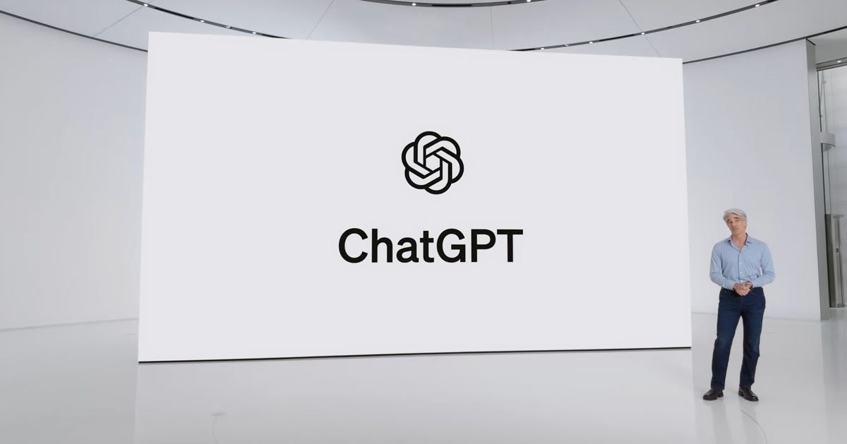 apple intelligence with chatGPT on screen