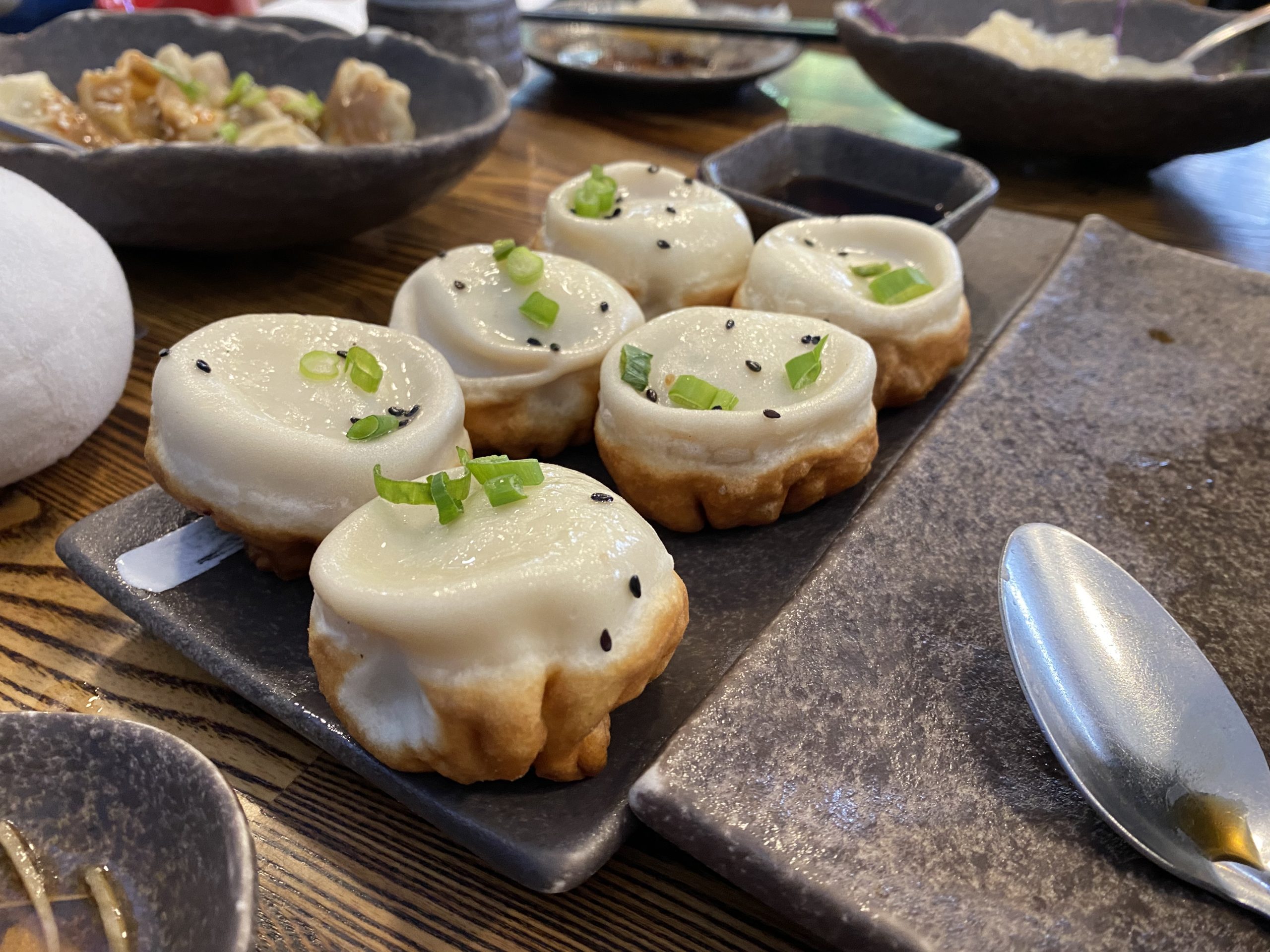 The sheng jian bao dumplings at Dumpling Home in San Francisco 