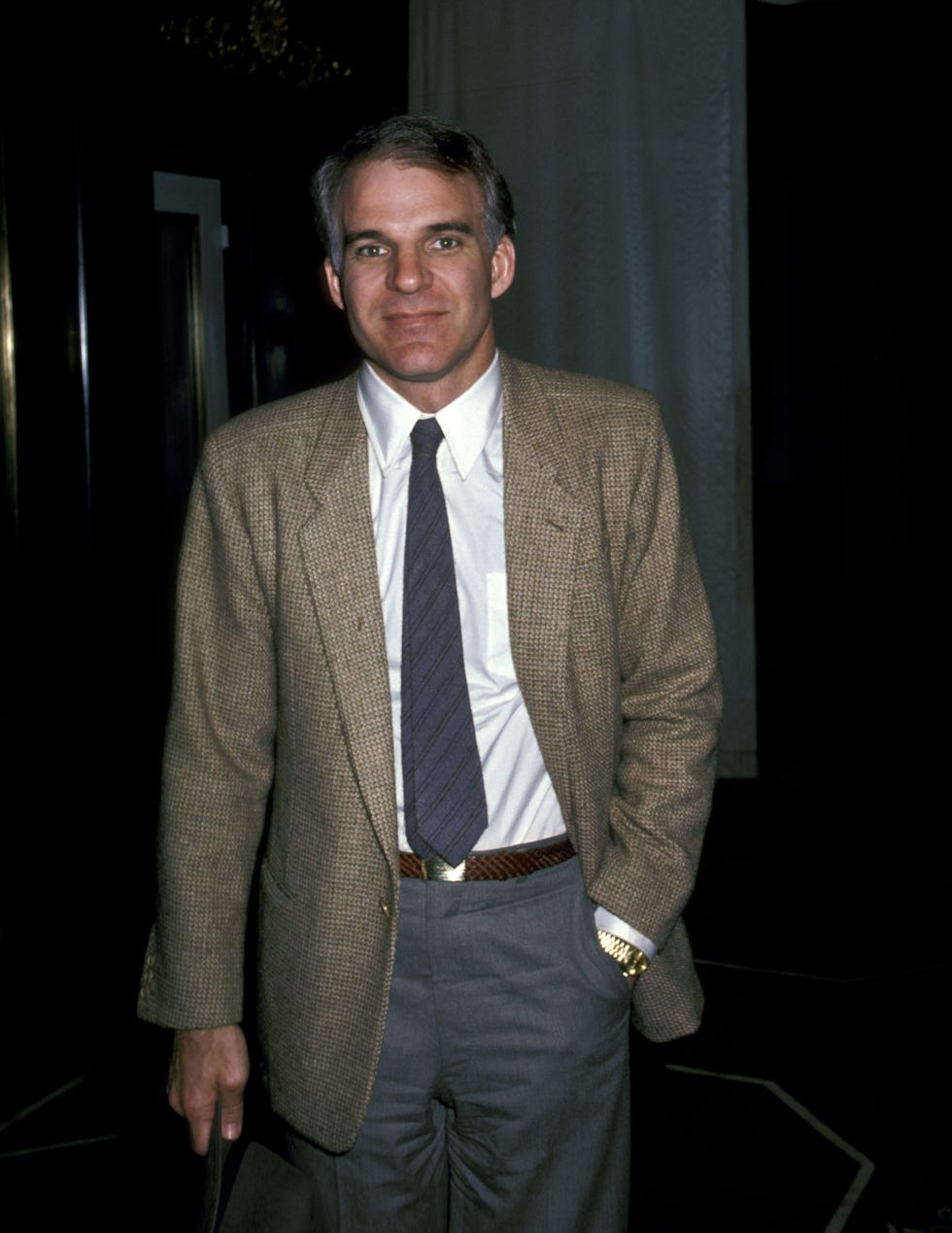 steve martin sighting at the carlyle hotel in new york city october 26, 1981