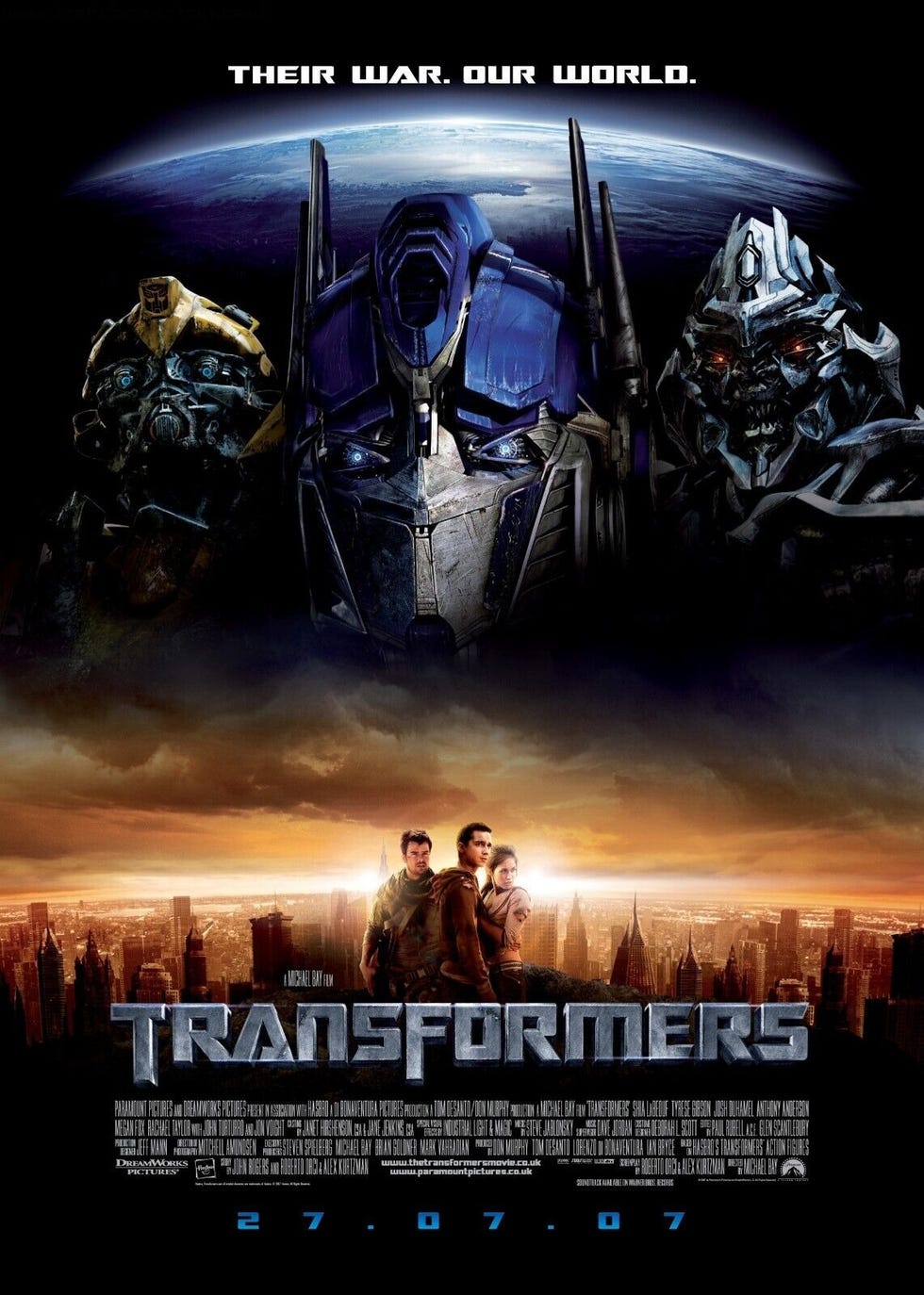 transformers movies in order